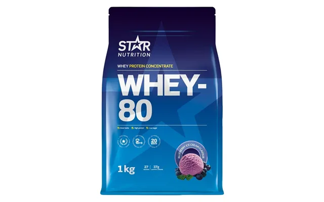 Star Nutrition Whey-80 Blueberry Ice Cream 1000g