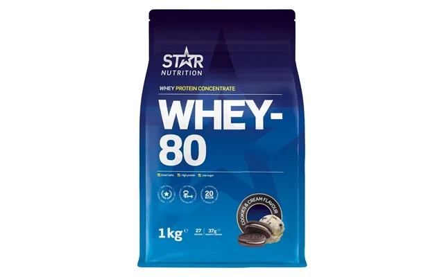 Star Nutrition Whey-80 Cookies & Cream 1000g