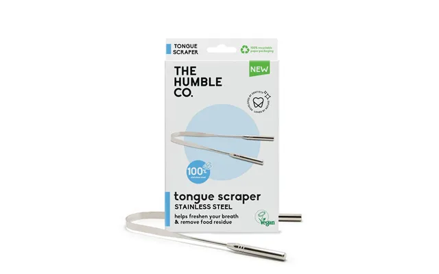 The Humble Co Stainless Steel Tongue Scraper 1 Stk