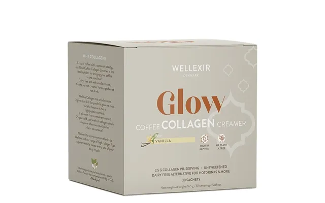 Wellexir Glow Coffee Creamer Vanilla Box 30x5g