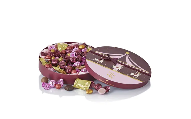 Mix Af Bla. Fyldte Chokoladekugler Og Lakridskugler I Cocotureæske - 480g
