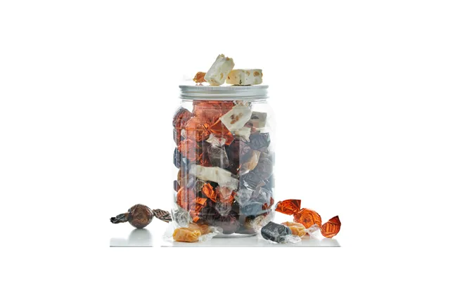 Mix Af Fyldte Chokoladekugler, Fransk Nougat & Karamelmix - 500 G