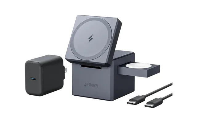 Anker Trådløs Opladningsstander 15watt 24 Pin Usb-c
