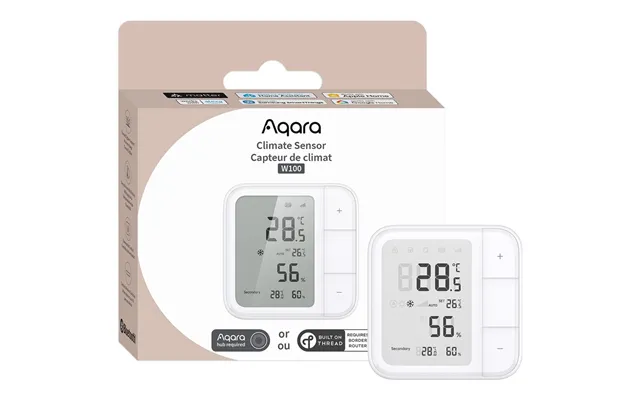 Aqara W100 Temperatur- Og Fugtighedsssensor Hvid