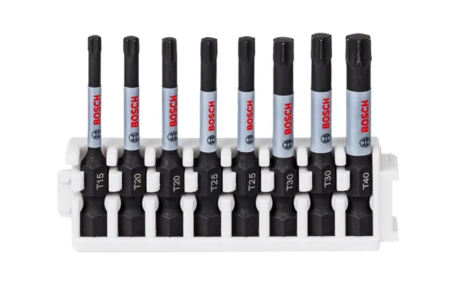 Bosch Impact Control Skruetrækkerbitsæt Støddriver Bor Driver Skruetrækker Sekskantet 8 Stk