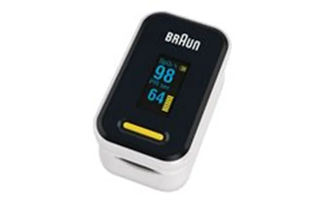 Braun Yk-81ceu Puls-oximeter Sort Hvid