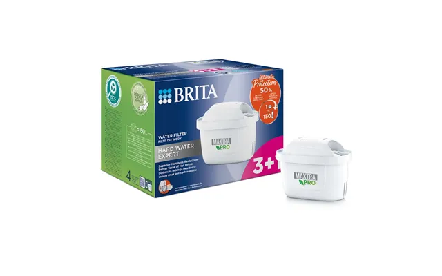 Brita Maxtra Pro Hard Water Expert Vandfilter Til Kande 4-pack