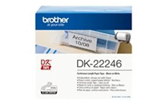 Brother Dk-22246 Fortløbende Mærkater 10,3 Cm X 30,48 M 1rulle R