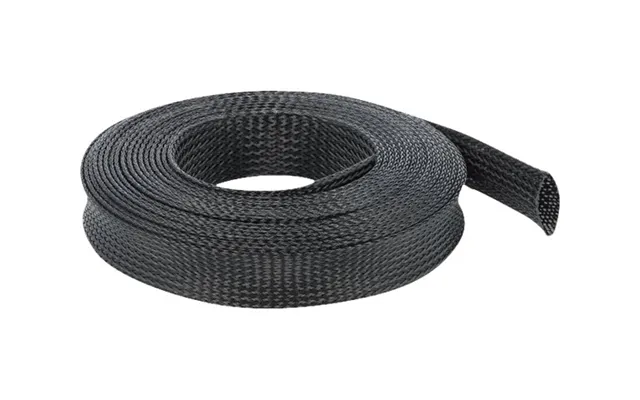 Delock Braided Sleeving Stretchable 10m Sort