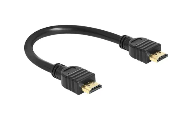 Delock High Speed Hdmi With Ethernet Hdmi-kabel Med Ethernet 25cm