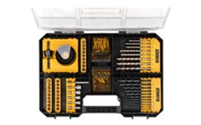 Dewalt High Performance Fit Tstak Iv Drawer Skruetrækker Og Borebitsæt Bor Driver