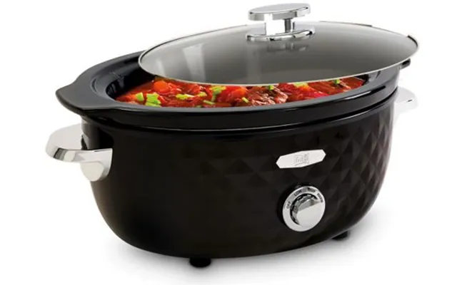 Fritel Family Slow Cooker 5.5liter 210w Sort Krom