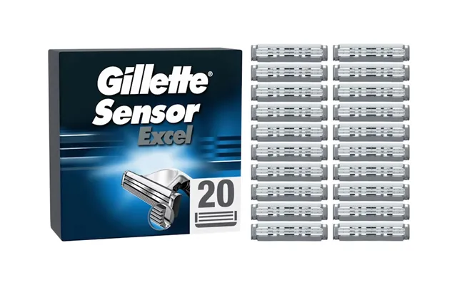 Gillette Sensor Excel Barberblade - 20 Stk.
