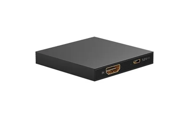 Hdmi Splitter 1 To 2 4k 30 Hz , Black - Splits 1x Hdmi Input Signal Into 2x Hdmi Output