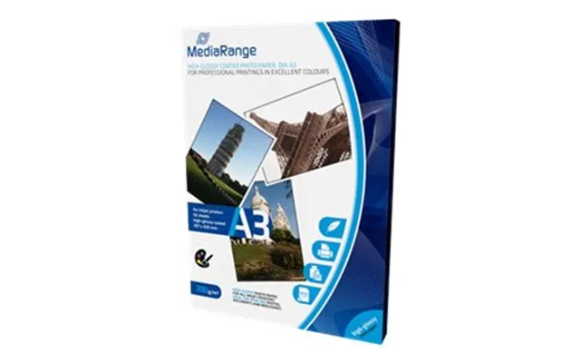Mediarange Fotopapir A3 297 X 420 Mm 50ark Mrink109
