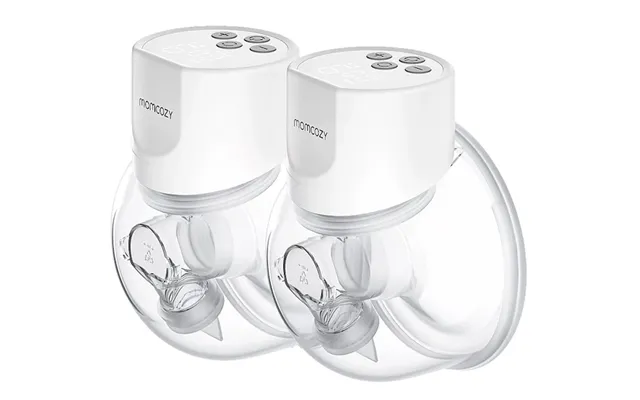 Momcozy S12 Pro Dobbelt Bærbar Brystpumpe Hvid