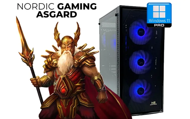 Nordic Gaming Asgard Odin V2 Gaming Pc Ryzen 7 9800x3d 32gb Rtx 5070 Ti 1tb W11p