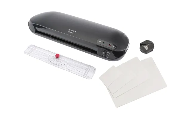 Olympia 4 In 1 Set Laminator A 230 Plus Lamineringsmaskine Til Kold- Eller Varmlaminering A4 Sort