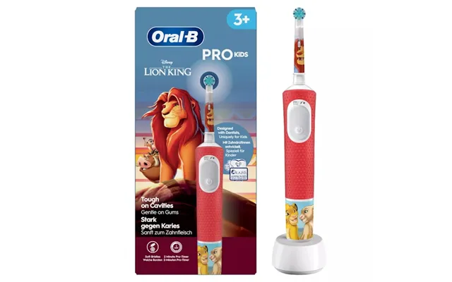 Oral-b Vitality Pro D103 Kids 3 Elektrisk Tandbørste Løvernes Konge