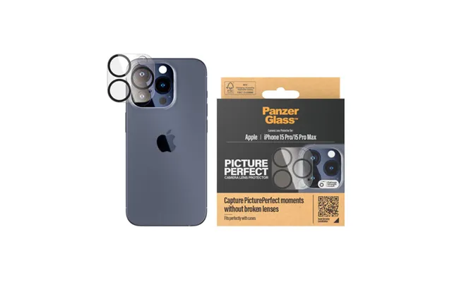 Panzerglass Pictureperfect For Apple 15 Pro 15 Pro Max - Black