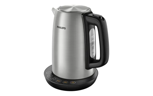 Philips Avance Collection Elkedel 1.7liter 2.2kw Metal Sort Børstet Metal