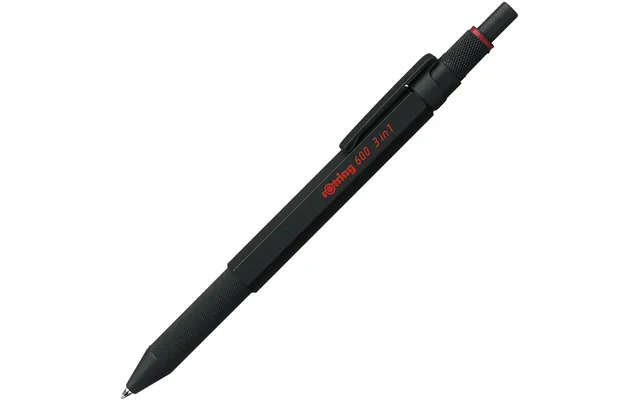 Rotring Rotring 600 Multipen 3in1 Black Fine-lead Pen