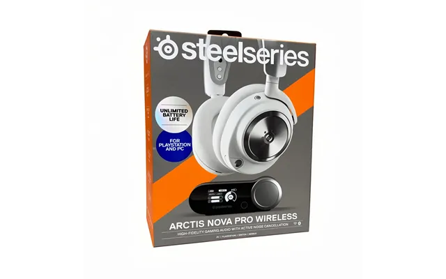Steelseries Arctis Nova Pro Trådløs Høretelefoner Hvid