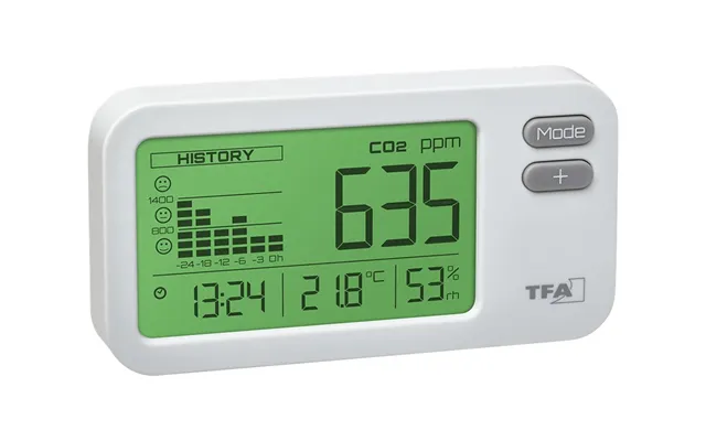 Tfa Airco2ntrol Coach Thermo-hygro-co2 Måler Indendørs Hvid