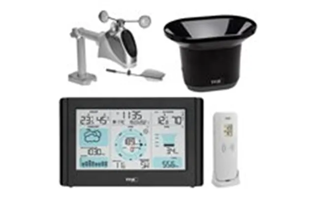 Tfa Weather Pro Vejrstation Indendørs Udendørs Sort