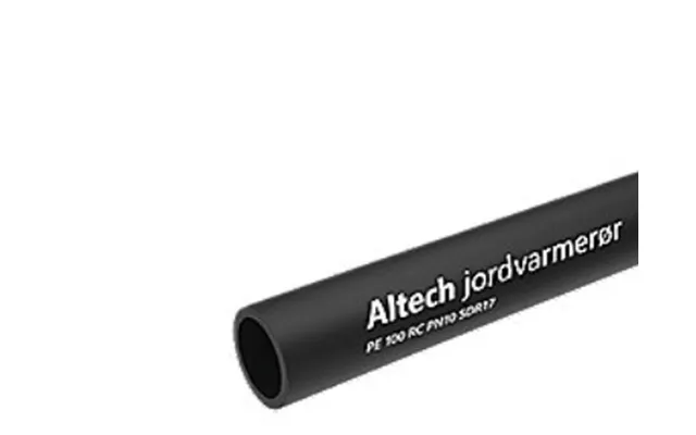 40 Mm Jordvarmerør - 40x2,4 Mm, Pe 100 Rc, Pn10, Sdr17, 250 M