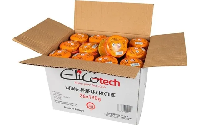 53-230 Universalgas Elicotech 190 G Patron Stukket Hul 36 Stk