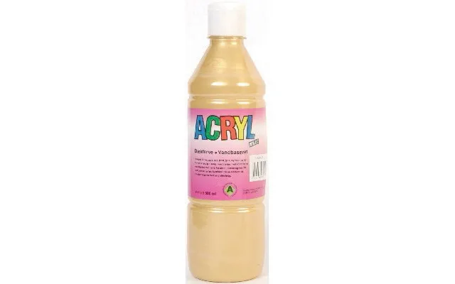 Acryl Metallic 500ml Guld