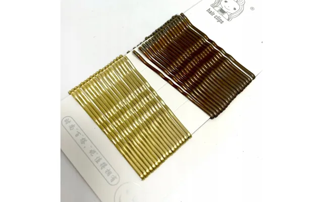 Activeshop Hårspænder E-64 36 Stk. 6 Cm Guld