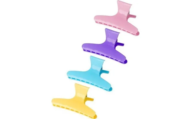 Activeshop Hair Crab Hårspænder E-47 12 Stk - 8,2 Cm Mix Farve