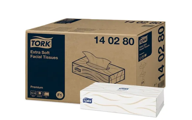 Ansigtsservietter Tork Extra Soft Med 100 Ark Pr. Pakke - 30 Pakker Pr