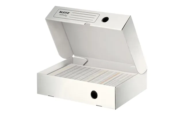 Arkivæske Leitz Infinity Fsc Horison80mm Hvid - 10 Stk.