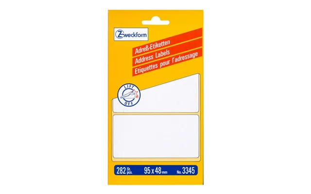 Avery Zweckform - 95 X 48 Mm 282 Etikette R Adresseetiketter