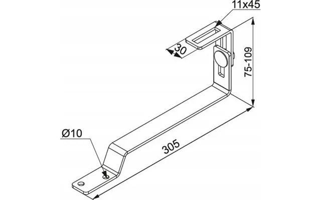 Baks Justerbart Tagbeslag Durse 898141