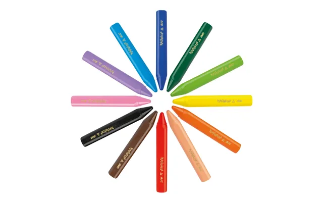 Bic Kids Plastidecor Triangle Med 12 Stk. Ass. Farver