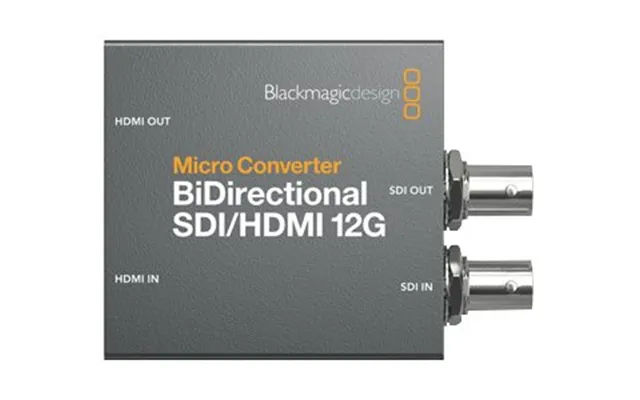 Blackmagic Micro Converter Bidirectional Sdi Hdmi 12g - 12g-sdi Hd-sdi Sdi Til Hdmi Bidirectional Video- Og Audioomforme