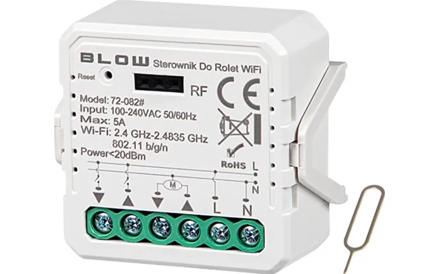 Blow Smart Wifi Rulleskoddestyring Tuya