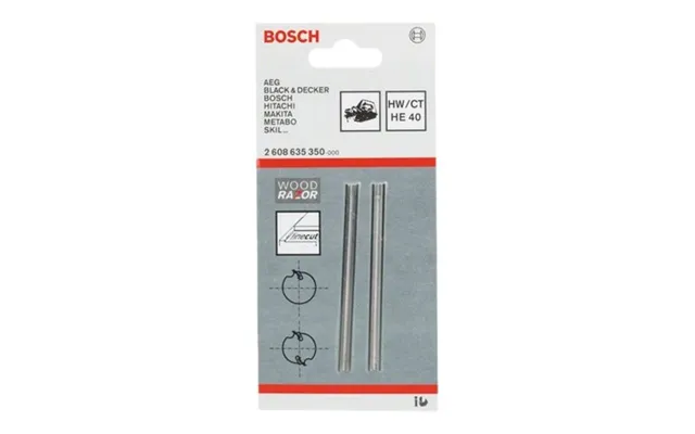 Bosch Høvlkniv Hm Lige 82mm 40 Grad He40 2 Stk