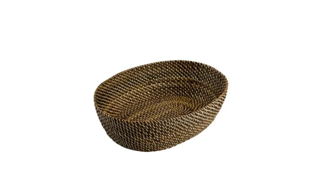 Brødkurv Bastian 20x15x7 Cm Oval Nitoflet Lys Mørk