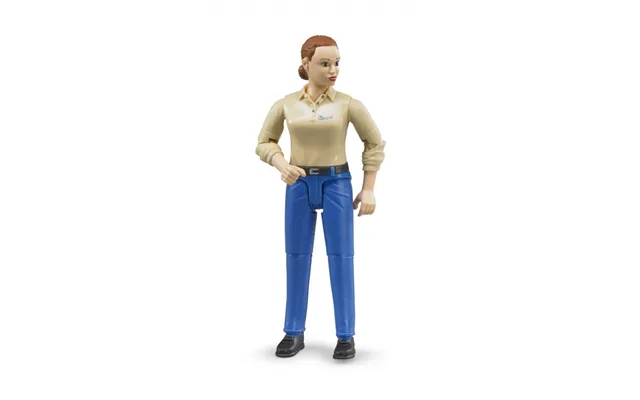 Bruder Bworld Figur - Kvinde I Blå Jeans