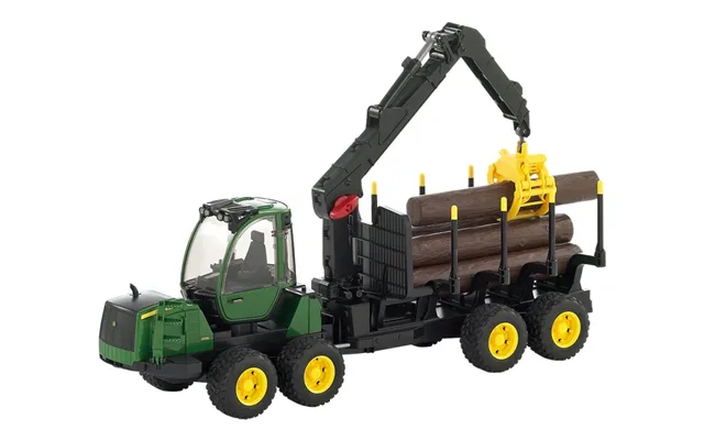 Bruder Professional Series John Deere 1210e Forwarder With 4 Trunks And Grab 02133