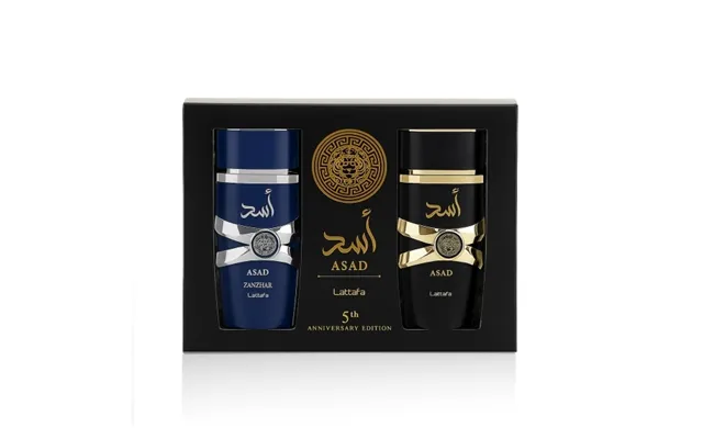 Bundle Lattafa Asad Zanzibar Edp 100ml 5 Års Jubilæum Asad Edp 100ml