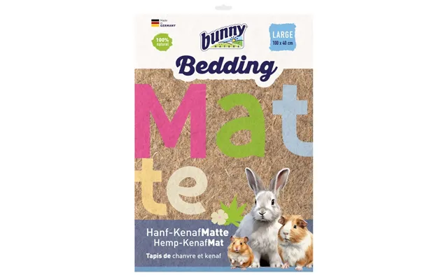 Bunny Nature Bedding Måtte - Hamp Og Kenaf