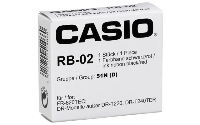 Casio Rb-02 - Sort Rød