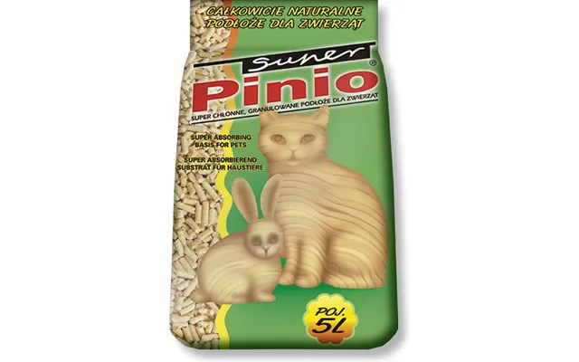 Certech Kattegrus Super Pinio Natural 5 L - Kattegrus Af Træ