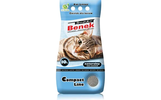 Certech Super Benek Compact Natural - Klumpende Kattegrus 10 L